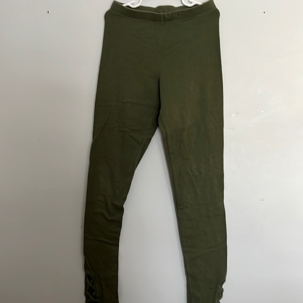 old navy green leggings